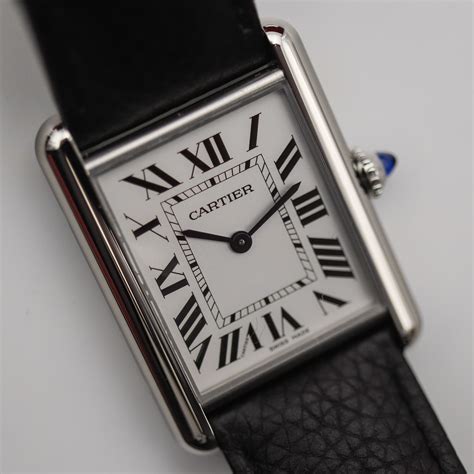 cartier 1980 quartz movement|cartier tank must large size.